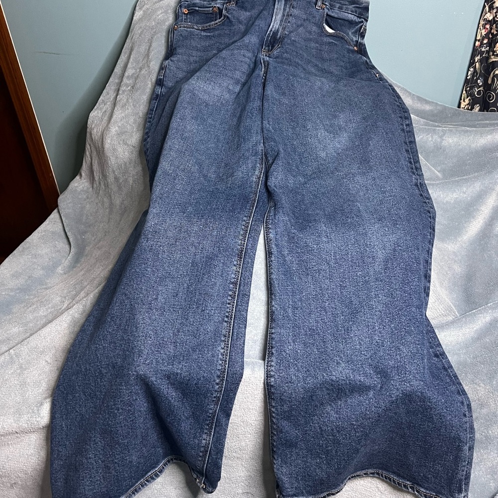 American Eagle Outfitters Dark Blue Flare Jeans